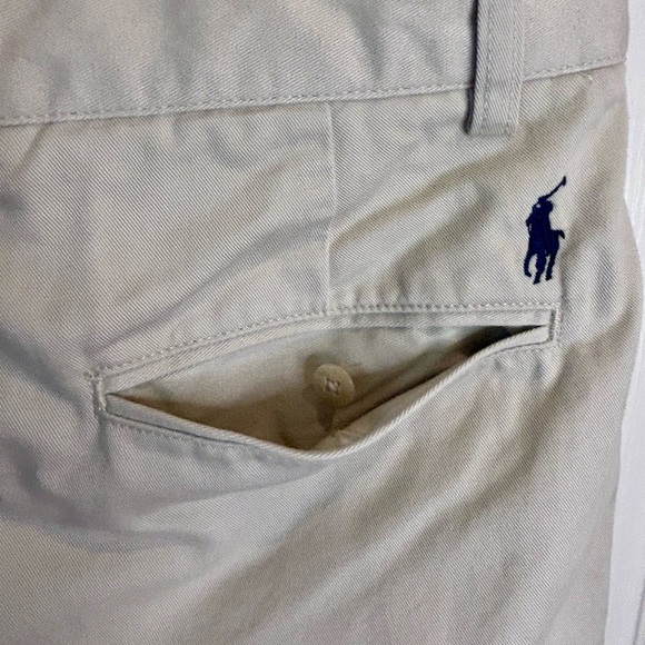 🐎”Polo by Ralph Lauren” NWT Cream Ethan Pleated Pants w/ Pockets - Picture 6 of 15